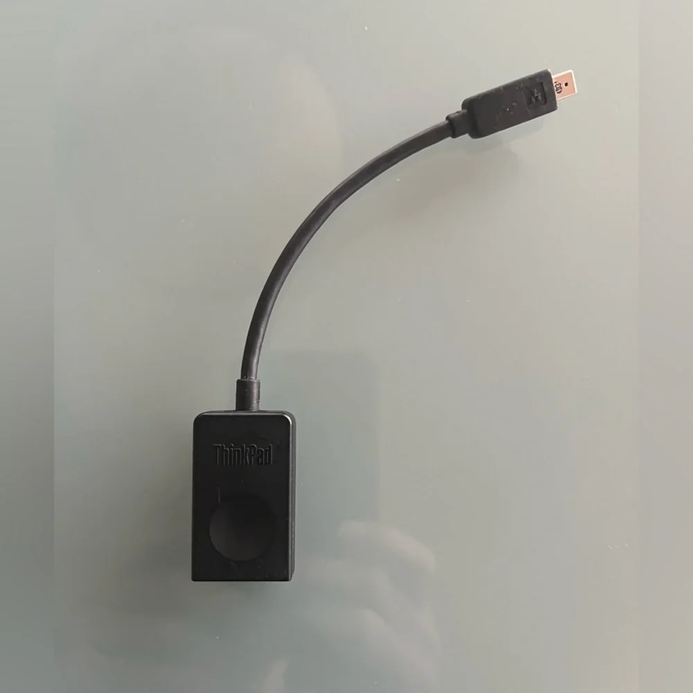 New Original ThinkPad X1 EXTREME 04X6435 SC10A3988 RJ45 Ethernet Cable Adapter